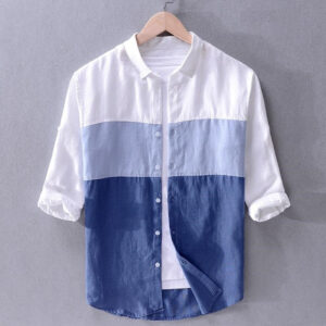 White And Blue Color Men’s Shirt Casual